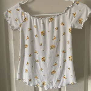 Sunflower crop top